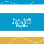 How I Built a Craft Beer Playlist